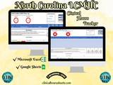 North Carolina LCMHC, Clinical Hours Tracker, Supervision Log for Licensed Professional Counselor Associate - Counseling Graduation Gift