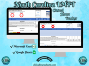 North Carolina LMFT, Clinical Hours Tracker, Supervision Log for Licensed Marriage and Family Therapy Associate - Therapist Graduation Gift