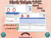 North Dakota LPCC, Clinical Hours Tracker, Supervision Log for Licensed Associate Professional Counselor - Counseling Graduation Gift