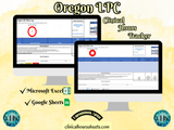 Oregon LPC, Clinical Hours Tracker, Supervision Log for Licensed Professional Counselor Registered Intern - Counseling Graduation Gift