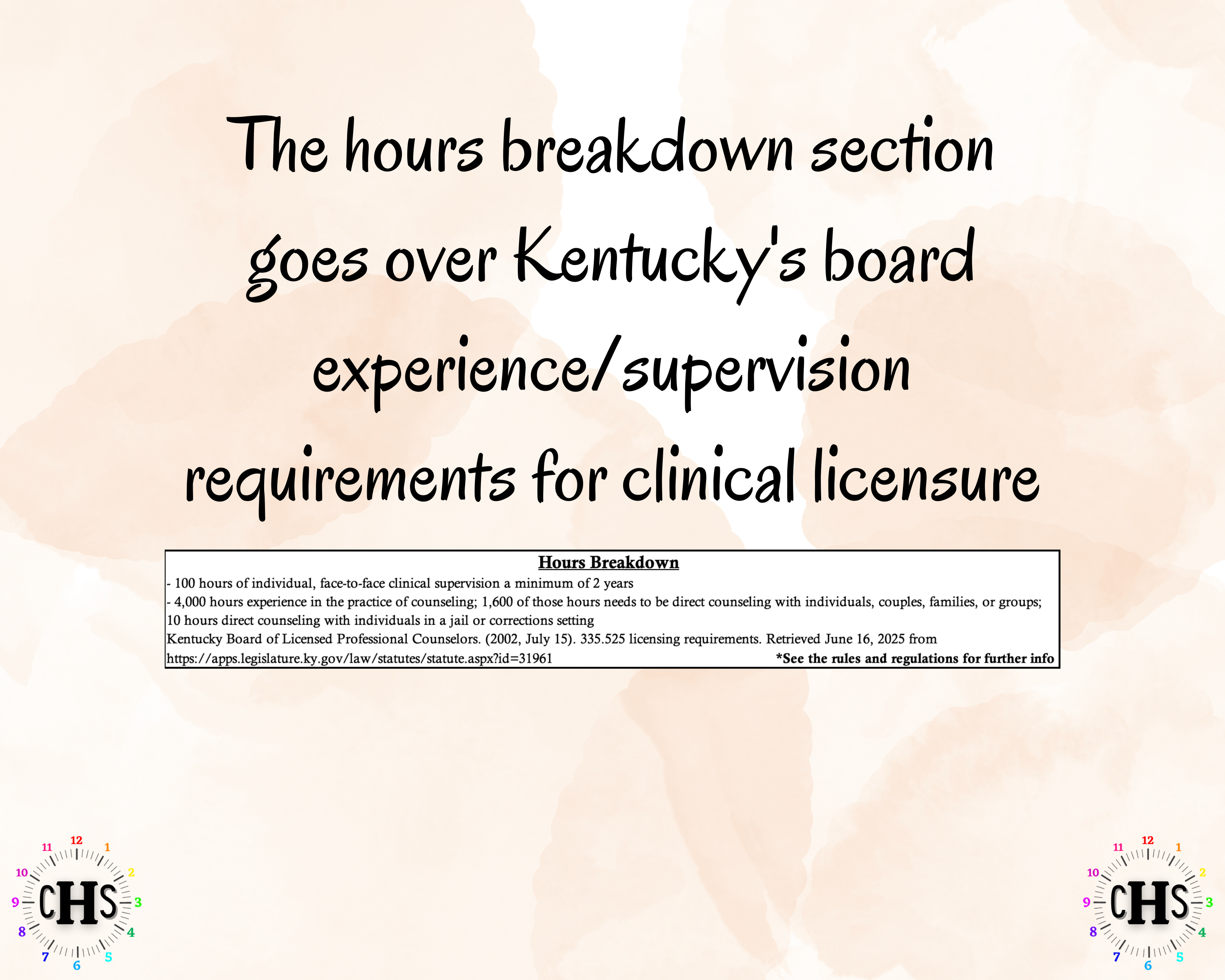Kentucky LPCC, Clinical Hours Tracker, Supervision Log for Licensed Professional Counseling Associate - Counseling Graduation Gift