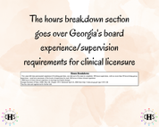 Georgia LMFT, Clinical Hours Tracker, Supervision Log for Associate Marriage and Family Therapist - Therapy Graduation Gift