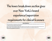 New York LMFT, Clinical Hours Tracker, Supervision Log for Limited Licensed Marriage and Family Therapist - Therapy Graduation Gift