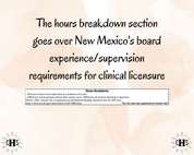 New Mexico LPCC, Clinical Hours Tracker, Supervision Log for Licensed Mental Health Counselor - Counseling Graduation Gift