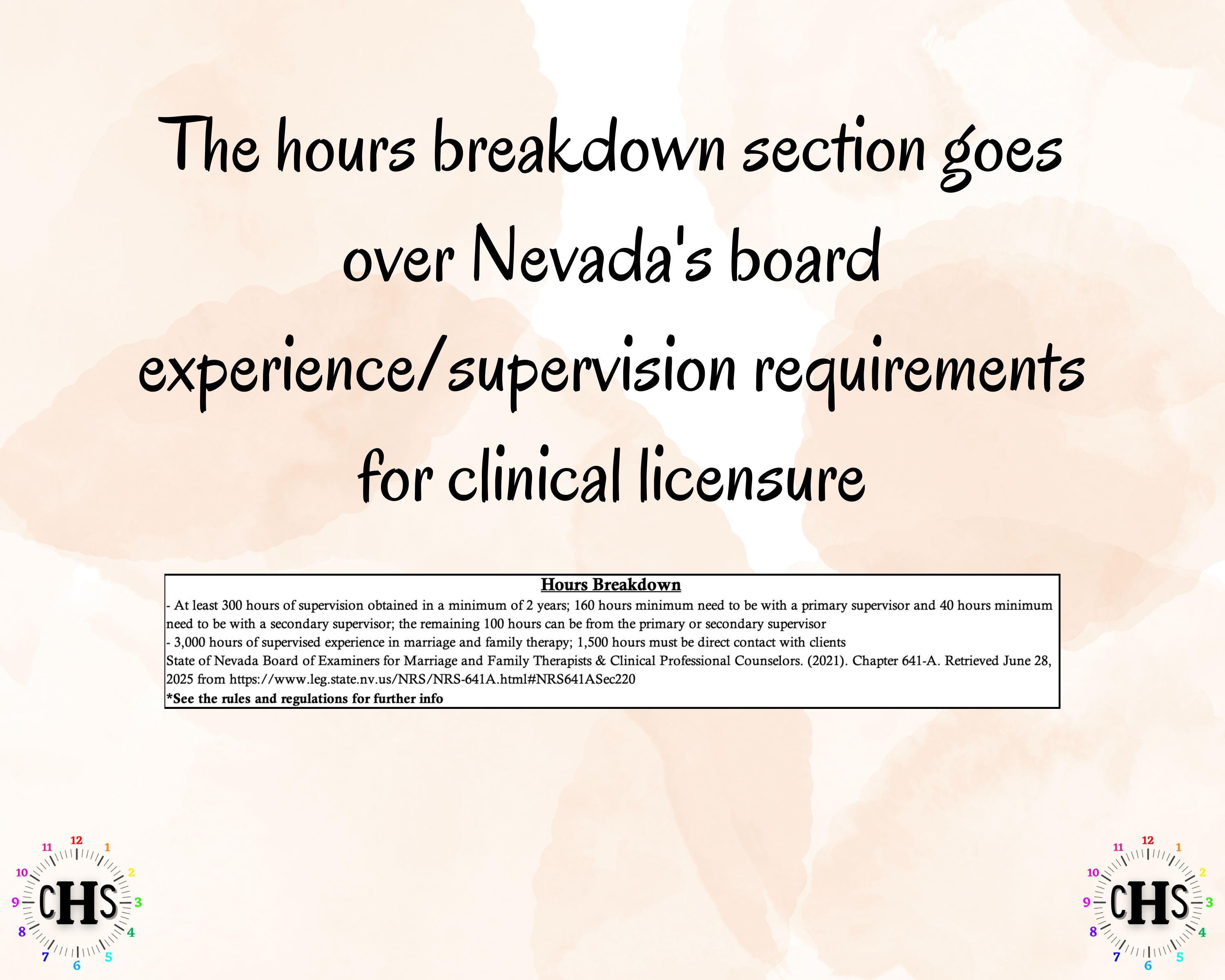 Nevada MFT, Clinical Hours Tracker, Supervision Log for Marriage and Family Therapist Intern - Therapy Graduation Gift