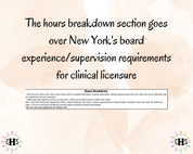 New York LMHC, Clinical Hours Tracker, Supervision Log for Limited Permit Licensed Mental Health Counselor - Counseling Graduation Gift