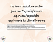 Wyoming, LCSW Hours Tracker, Clinical Supervision Log for Master Social Worker - MSW Student or MSW Graduation Gift