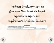 New Mexico LPCC, Clinical Hours Tracker, Supervision Log for Licensed Mental Health Counselor - Counseling Graduation Gift