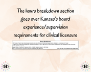 Kansas LCMFT, Clinical Hours Tracker, Supervision Log for Licensed Marriage and Family Therapist - Therapy Graduation Gift