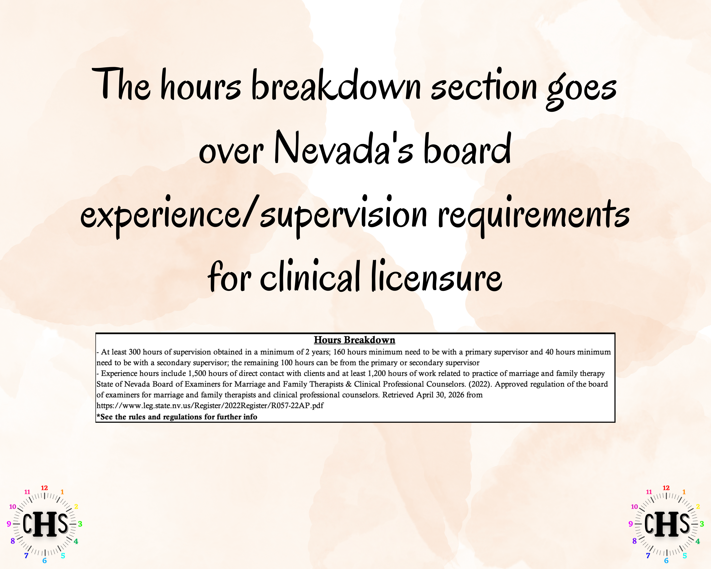 Nevada MFT, Clinical Hours Tracker, Supervision Log for Marriage and Family Therapist Intern - Therapy Graduation Gift