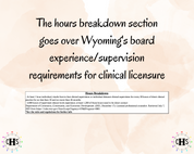 Wyoming LPC, Clinical Hours Tracker, Supervision Log for Provisional Professional Counselor - Counseling Graduation Gift