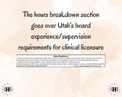 Utah CMHC, Clinical Hours Tracker, Supervision Log for Licensed Associate Clinical Mental Health Counselor - Counseling Graduation Gift