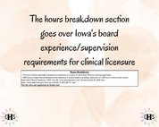 Iowa LMFT, Clinical Hours Tracker, Supervision Log for Temporary Licensed Marriage and Family Therapist - Therapy Graduation Gift