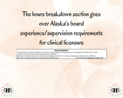 Alaska LMFT, Clinical Hours Tracker, Supervision Log for Licensed Marital Family Therapy Associate - Therapist Graduation Gift