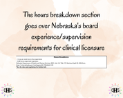 Nebraska CMSW, Clinical Hours Tracker, Supervision Log for Provisional Certified Master Social Worker - MSW Graduation Gift