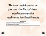 New Mexico LMFT, Clinical Hours Tracker, Supervision Log for Licensed Associate Marriage Family Therapist - Therapy Graduation Gift