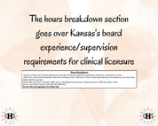 Kansas LSCSW, Clinical Hours Tracker, Supervision Log for Master Social Worker - MSW Student or MSW Graduation Gift