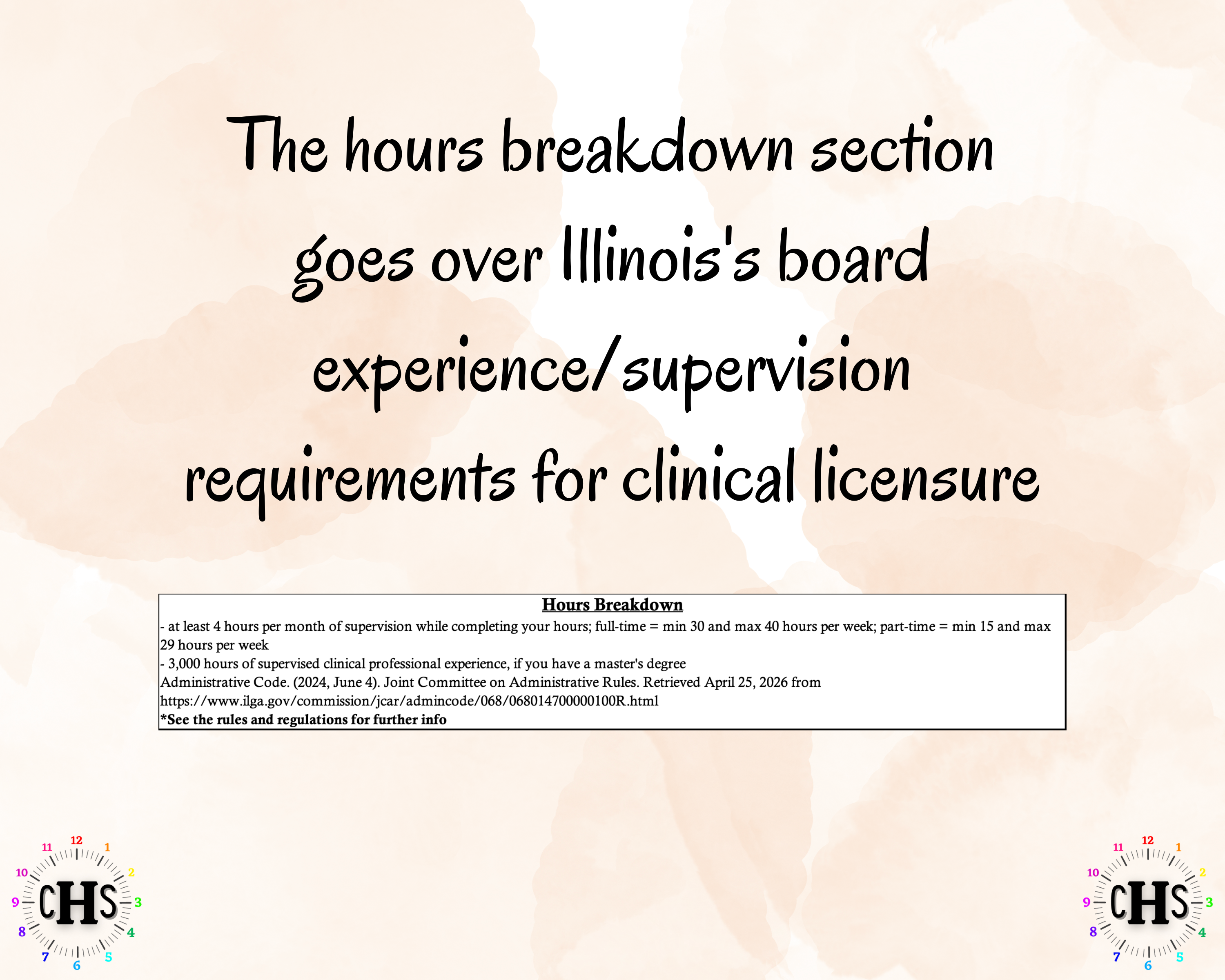 Illinois, LCSW Hours Tracker, Clinical Supervision Form for Master Social Worker - MSW Student or MSW Graduation Gift