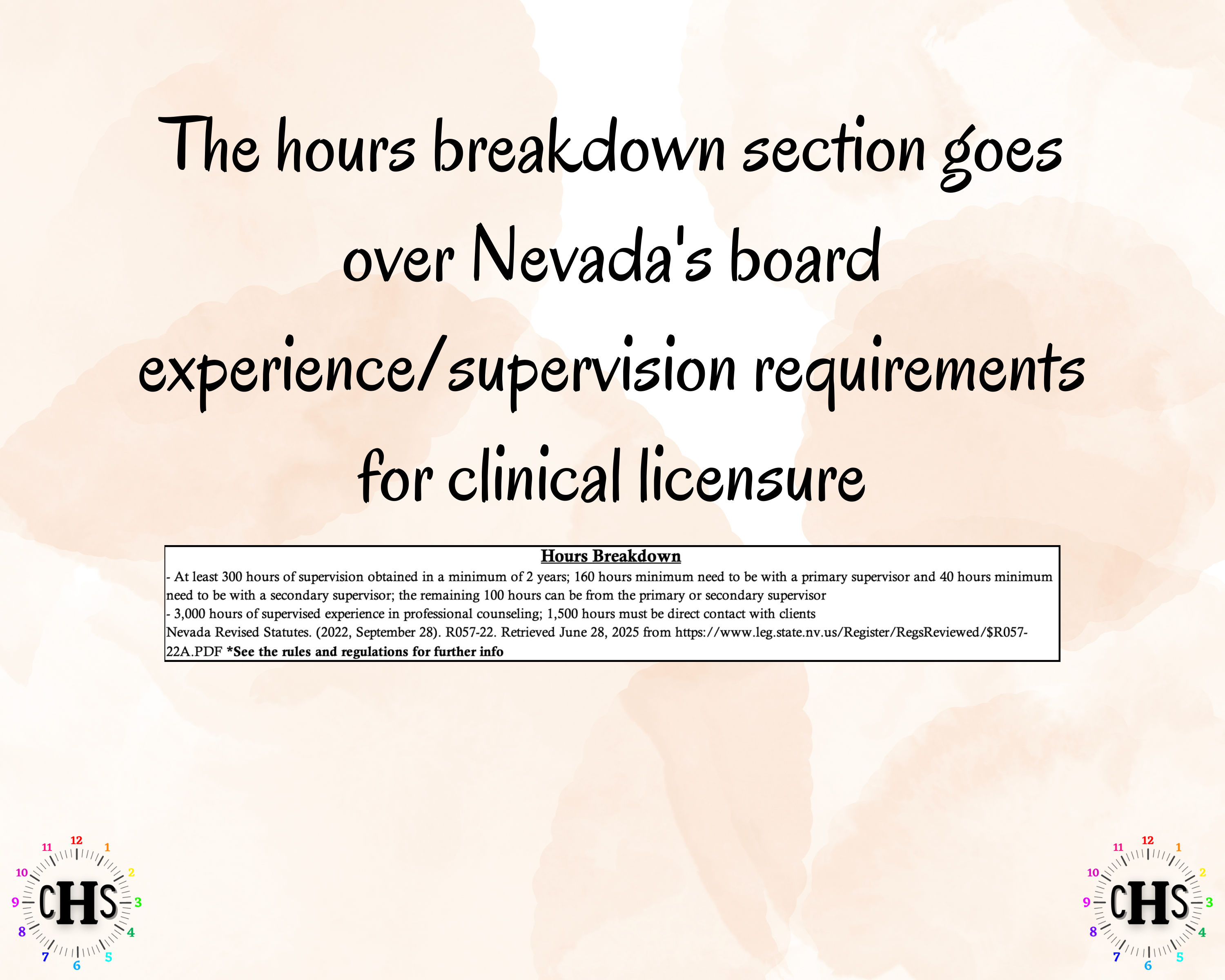 Nevada CPC, Clinical Hours Tracker, Supervision Log for Licensed Professional  Counselor - Counseling Graduation Gift