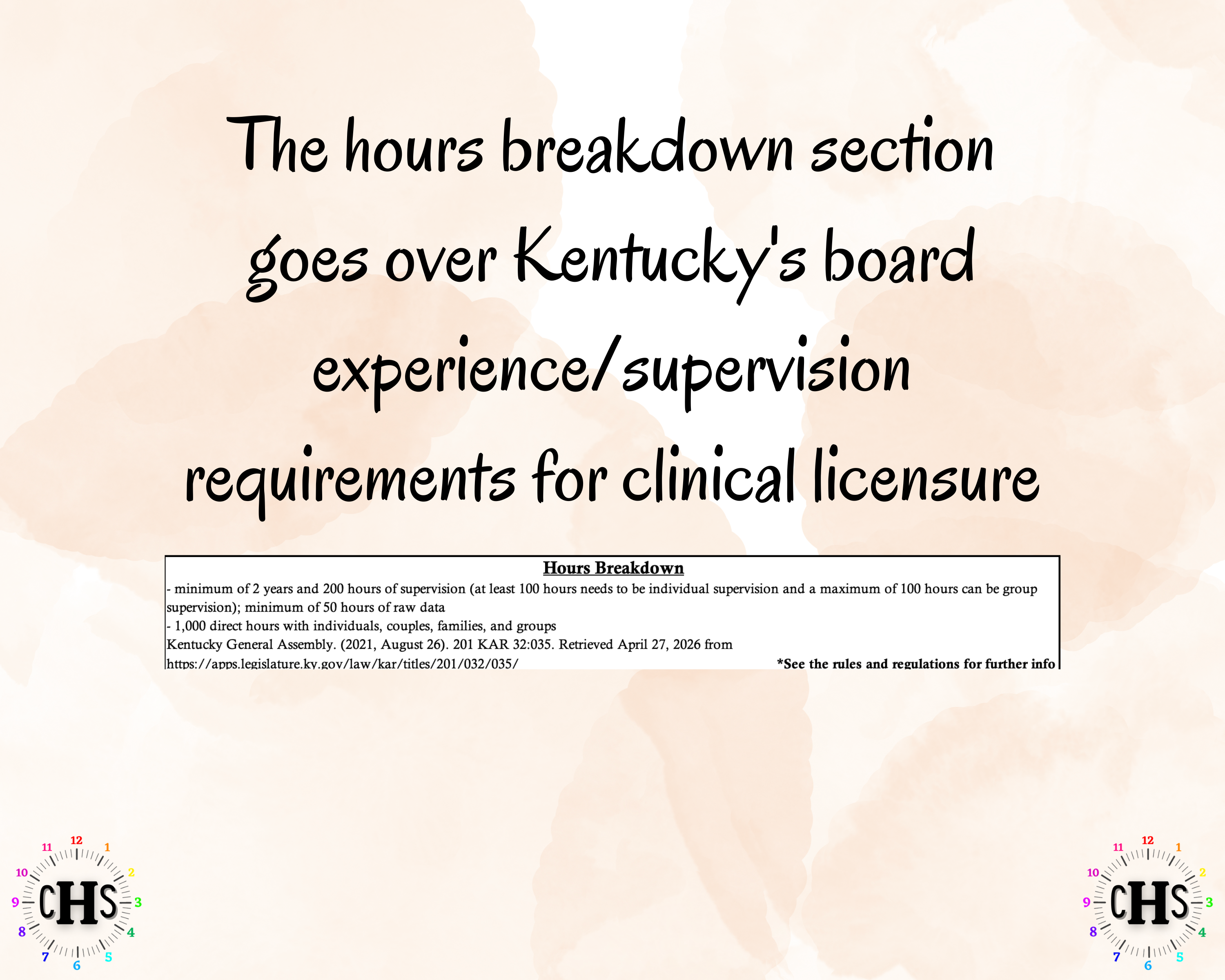 Kentucky LMFT, Clinical Hours Tracker, Supervision Log for Marriage and Family Therapist Associate - Therapy Graduation Gift