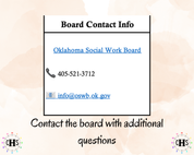 Oklahoma, LCSW Hours Tracker, Clinical Supervision Log for Master Social Worker - MSW Student or MSW Graduation Gift