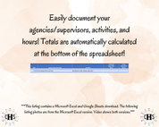 Kentucky, LCSW Hours Tracker, Clinical Supervision Form for Master Social Worker - MSW Student or MSW Graduation Gift
