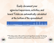 Montana LCPC, Clinical Hours Tracker, Supervision Log for Associate Licensed Counselor - Counseling Graduation Gift
