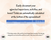 Ohio IMFT, Clinical Hours Tracker, Supervision Log for Marriage and Family Therapist Intern - Therapy Graduation Gift