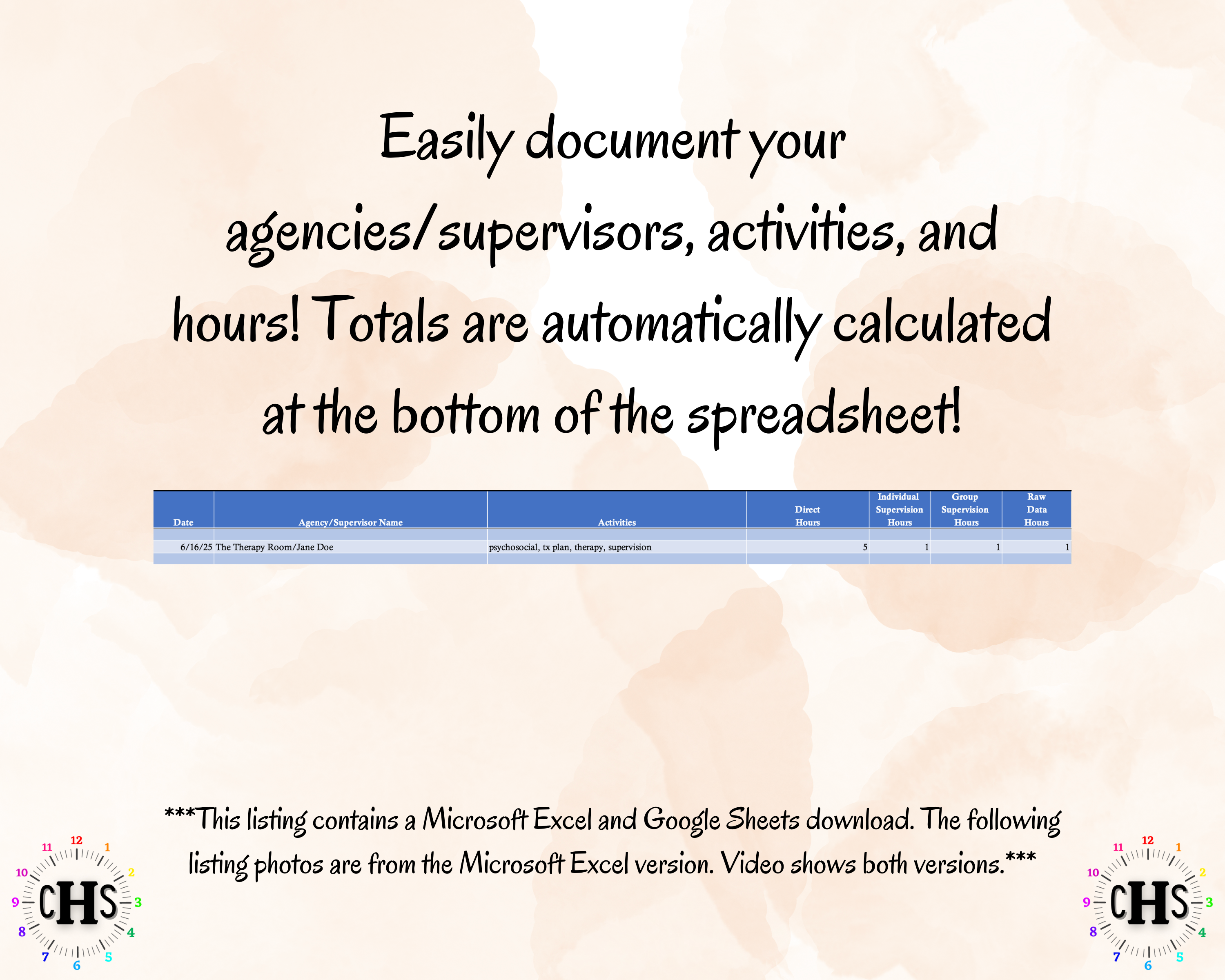 Kentucky LMFT, Clinical Hours Tracker, Supervision Log for Marriage and Family Therapist Associate - Therapy Graduation Gift