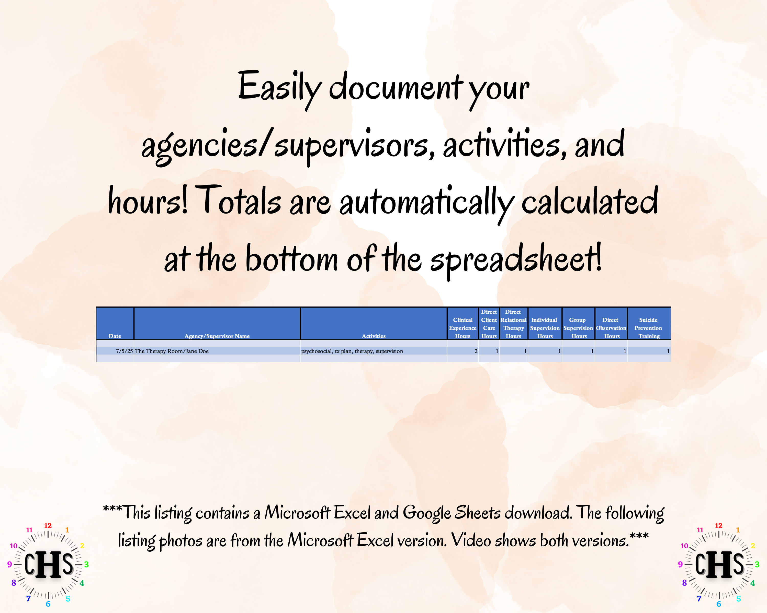 Utah LMFT, Clinical Hours Tracker, Supervision Log for Associate Marriage and Family Therapist - Therapy Graduation Gift