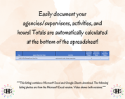 New Jersey LPC, Clinical Hours Tracker, Supervision Log for Licensed Associate Counselor - Counseling Graduation Gift