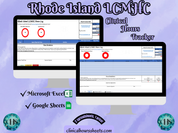 Rhode Island LCMHC, Clinical Hours Tracker, Supervision Log for Associate Licensed Counselor - Counseling Graduation Gift