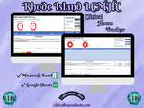 Rhode Island LCMHC, Clinical Hours Tracker, Supervision Log for Associate Licensed Counselor - Counseling Graduation Gift
