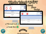 Rhode Island LMFT, Clinical Hours Tracker, Supervision Log for Licensed Marriage and Family Therapist Associate - Therapy Graduation Gift