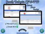South Dakota CSW-PIP, Clinical Hours Tracker, Supervision Log for Master Social Worker - Student or MSW Graduation Gift