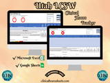 Utah, LCSW Hours Tracker, Clinical Supervision Log for Master Social Worker - MSW Student or MSW Graduation Gift