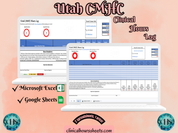 Utah CMHC, Clinical Hours Tracker, Supervision Log for Licensed Associate Clinical Mental Health Counselor - Counseling Graduation Gift