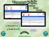 Vermont CMHC, Clinical Hours Tracker, Supervision Log for Associate Licensed Counselor - Counseling Graduation Gift