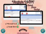 Virginia LMFT, Clinical Hours Tracker, Supervision Log for Marriage and Family Therapist Resident - Therapy Graduation Gift