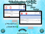 Washington LMHC, Clinical Hours Tracker, Supervision Log for Licensed Mental Health Counselor Associate - Counseling Graduation Gift