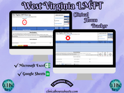 West Virginia LMFT, Clinical Hours Tracker, Supervision Log for Provisional Licensed Marriage and Family Therapist - Therapy Graduation Gift