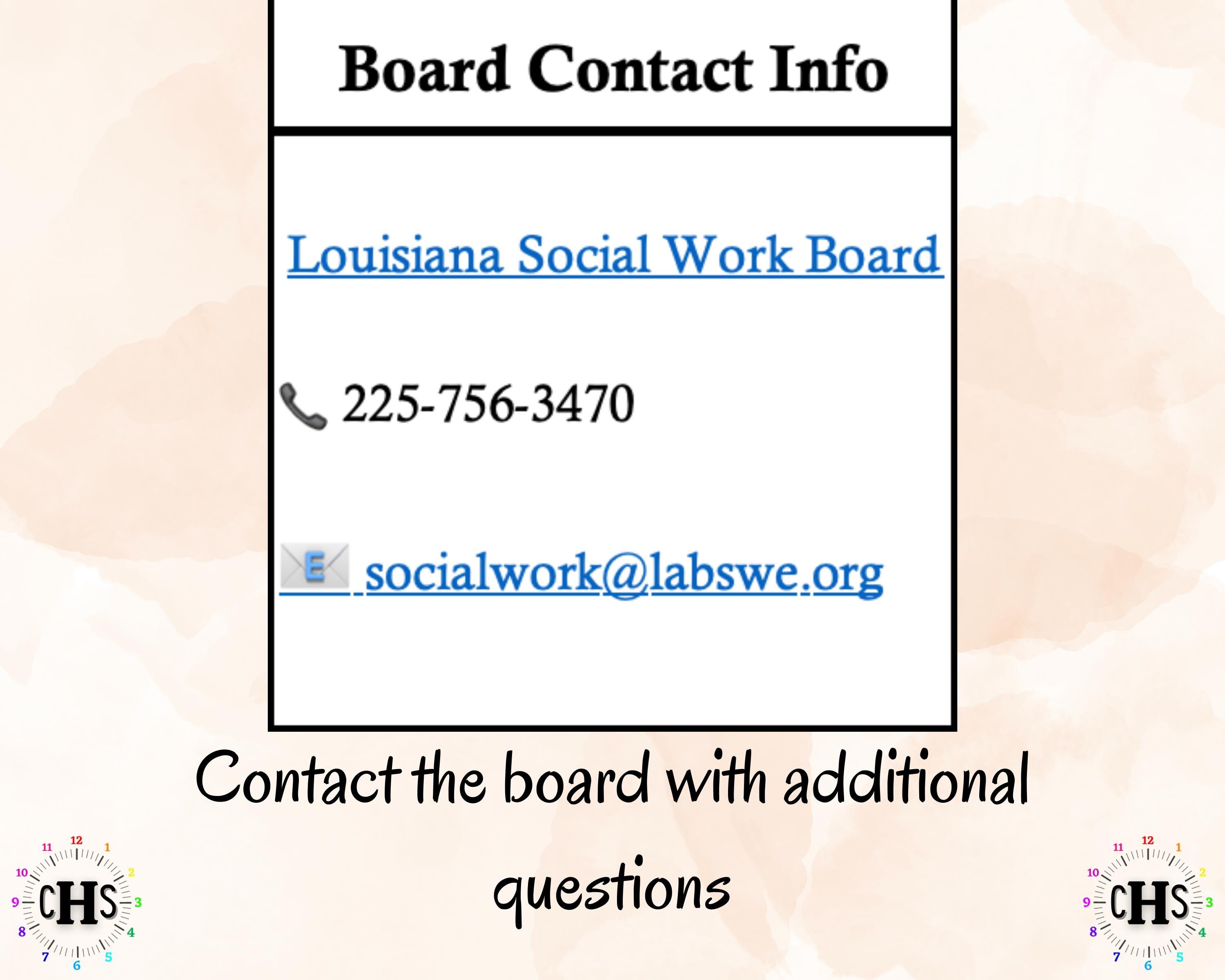 Louisiana, LCSW Hours Tracker, Clinical Supervision Form for Master Social Worker - MSW Student or MSW Graduation Gift