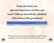Alabama LPC, Clinical Hours Tracker, Supervision Log for Associate Licensed Counselor - Counseling Graduation Gift