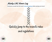 Alaska LPC, Clinical Hours Tracker, Supervision Log for Seeking License as a Professional Counselor - Counseling Graduation Gift