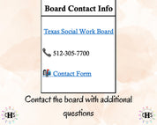 Texas, LCSW Hours Tracker, Clinical Supervision Log for Master Social Worker - MSW Student or MSW Graduation Gift