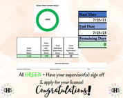 Oregon LMFT, Clinical Hours Tracker, Supervision Log for Licensed Marriage and Family Therapist Associate - Therapy Graduation Gift