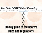 Custom Clinical Hours Tracker, Supervision Log - Healthcare Worker Gift