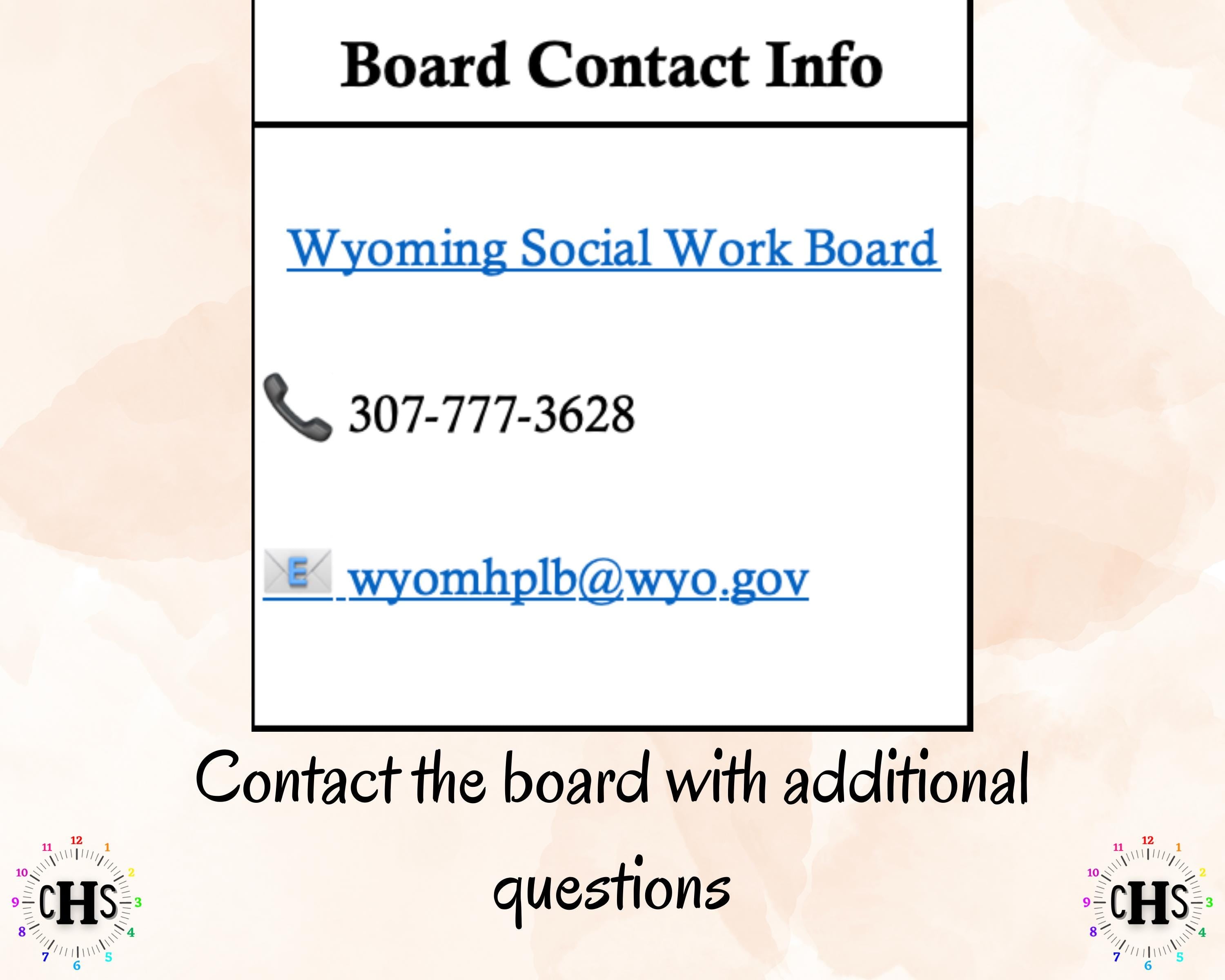 Wyoming, LCSW Hours Tracker, Clinical Supervision Log for Master Social Worker - MSW Student or MSW Graduation Gift