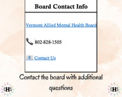 Vermont CMHC, Clinical Hours Tracker, Supervision Log for Associate Licensed Counselor - Counseling Graduation Gift