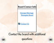 Georgia LMFT, Clinical Hours Tracker, Supervision Log for Associate Marriage and Family Therapist - Therapy Graduation Gift